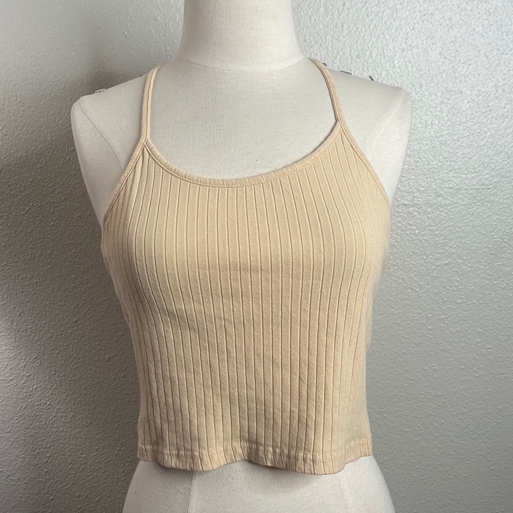 Strapped Sleeveless Racerback CropTop
